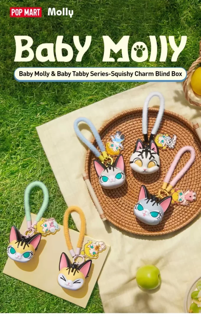 Baby Molly & Baby Tabby Series-Pinch Pendant Blind Box