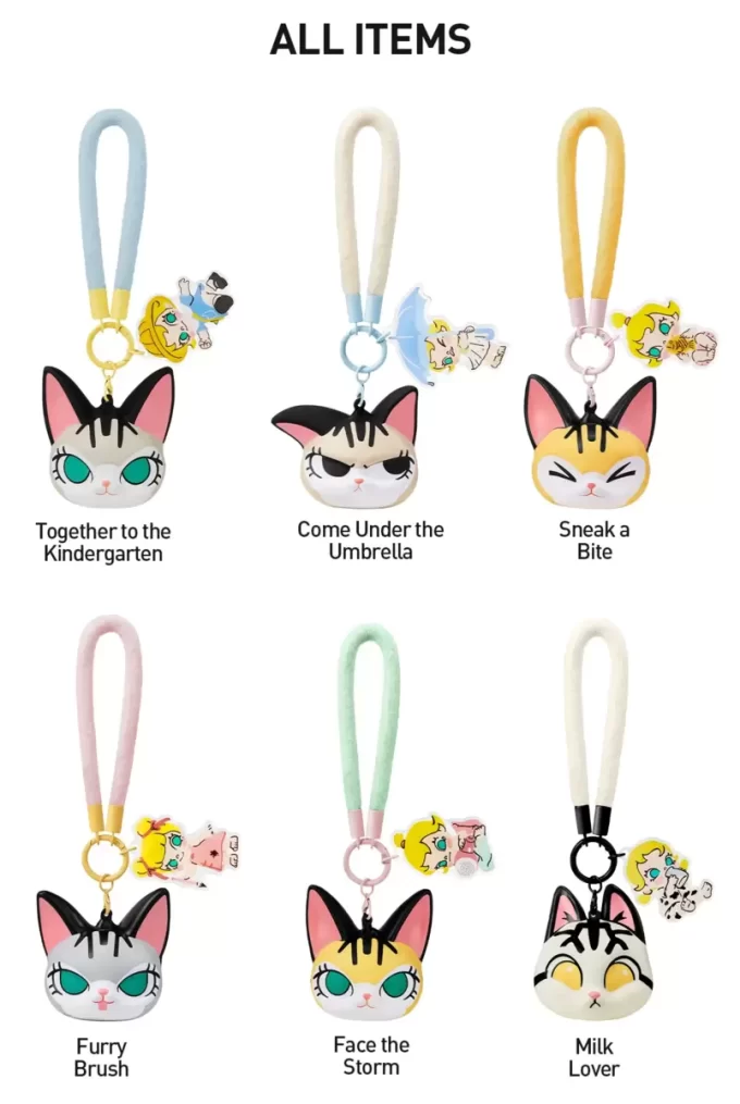 Baby Molly & Baby Tabby Series-Pinch Pendant Blind Box