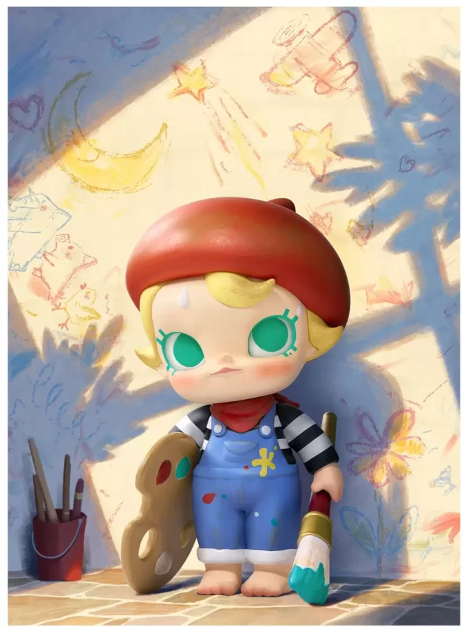 Baby Molly Future Painter Figurine