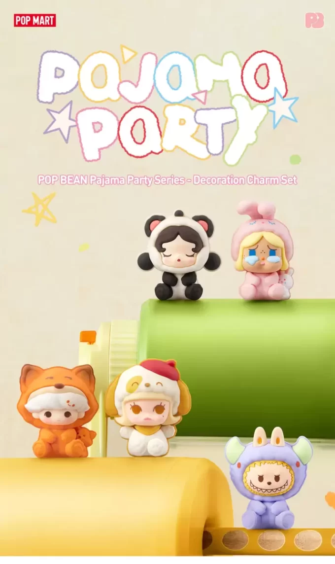 Bubble Cute Particle Pajama Party Series Decorative Buckle Set