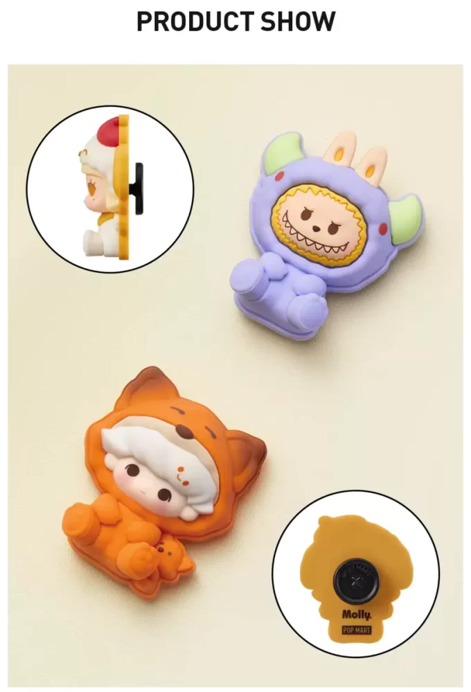 Bubble Cute Particle Pajama Party Series Decorative Buckle Set
