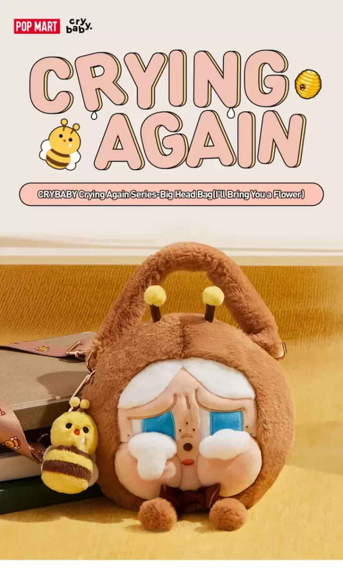 CRYBABY Crying Again Series-Big Head Bag(I’ll Bring You A Flower)