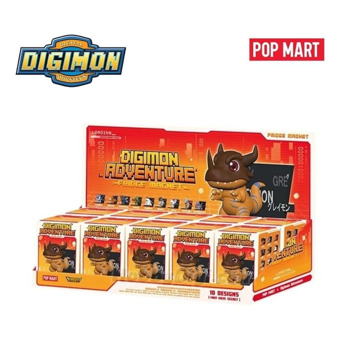 Digimon Fridge Magnet Sealed Case (10 Blind Boxes)