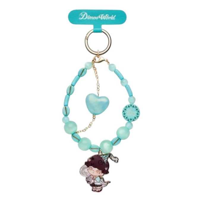 Dimoo Crush on Coffee Phone Charm “Peppermint Heartbeat”