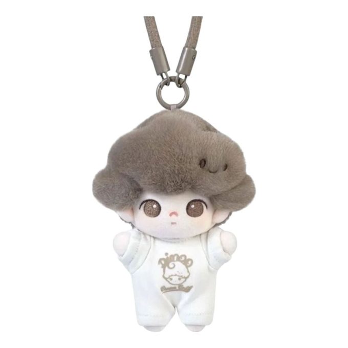 Dimoo Crush on Coffee Plush Keychain “Aromatic Mocha”