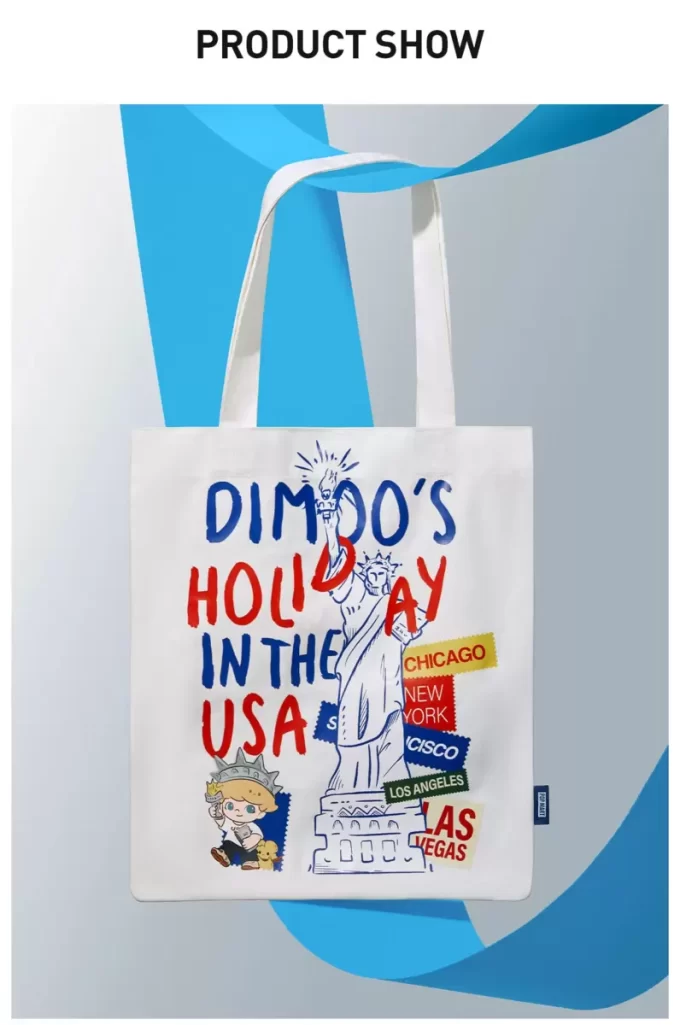 DIMOO’S HOLIDAY IN THE USA SERIES-Canvas Bag