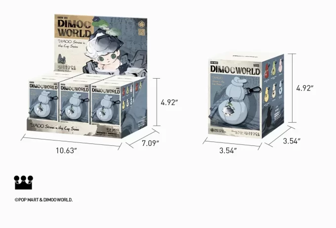 DIMOO Stories In The Cup Series-Blessing Sachet Blind Box