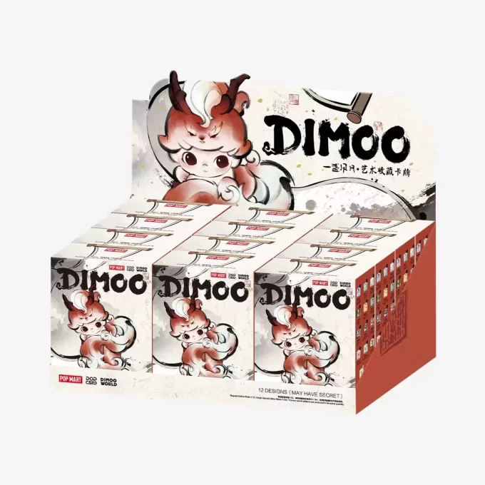 DIMOO Stories In The Cup Series Figures Art Collection Cards