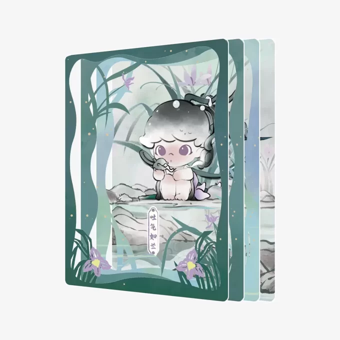 DIMOO Stories In The Cup Series Figures Art Collection Cards