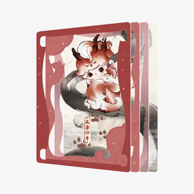 DIMOO Stories In The Cup Series Figures Art Collection Cards