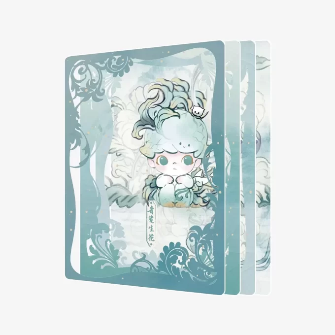 DIMOO Stories In The Cup Series Figures Art Collection Cards