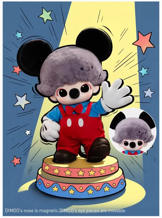 DIMOO WORLD × DISNEY Series-Mickey Vinyl Plush Bag