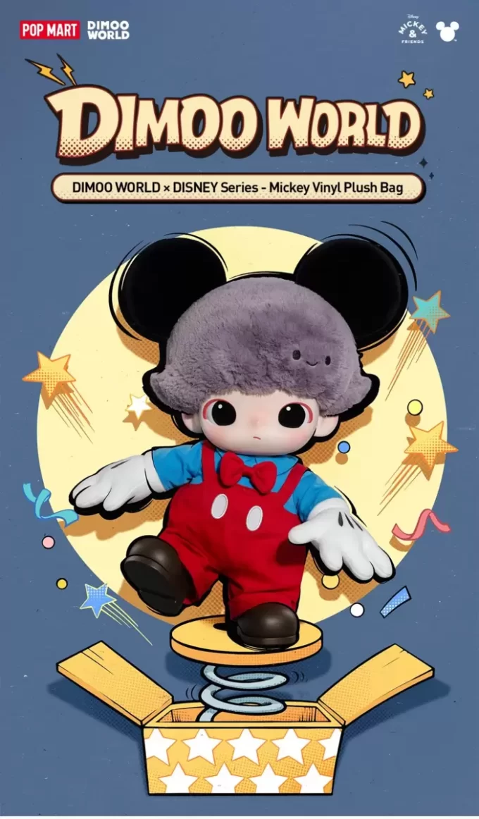DIMOO WORLD × DISNEY Series-Mickey Vinyl Plush Bag