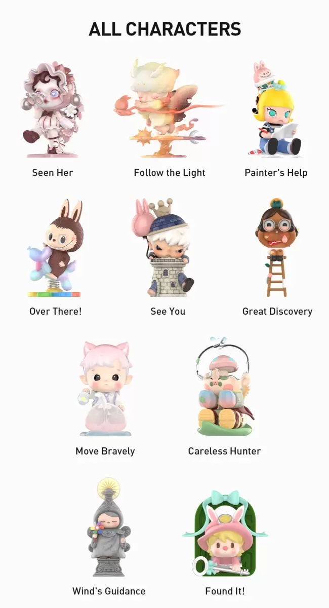 Finding MOKOKO Series Figures Finding MOKOKO Series Figures