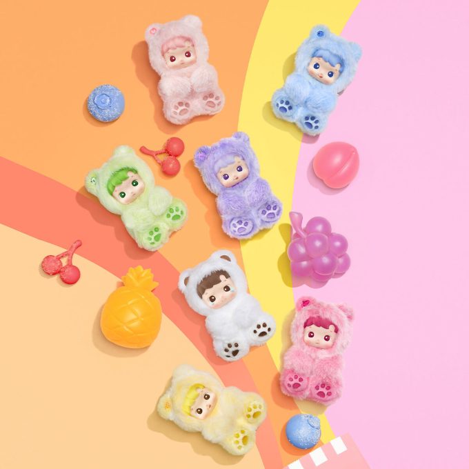 Hacipupu Gummy Bear Vinyl Plush Pendant Sealed Case (6 Blind Boxes)