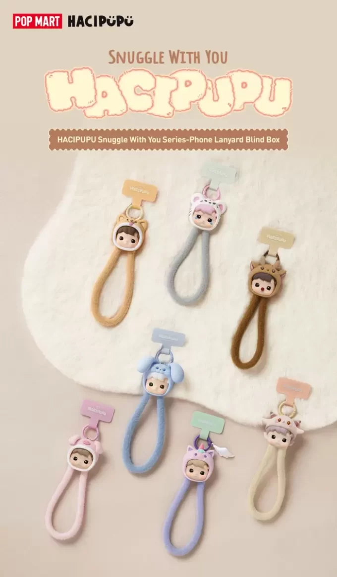 HACIPUPU Snuggle With You Series-Phone Lanyard Blind Box