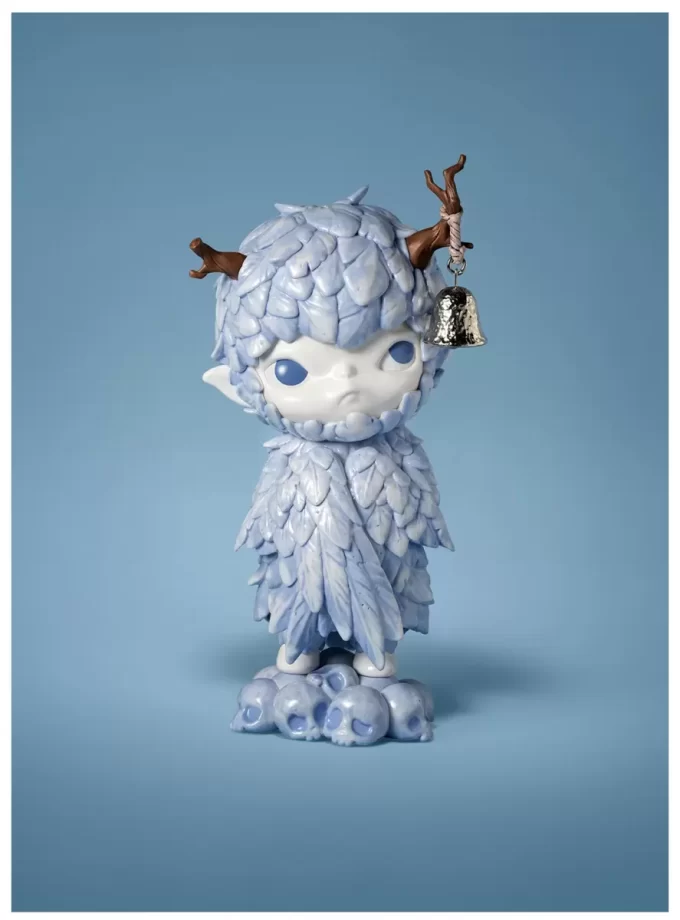 Hirono Ceramic Feather Figurine