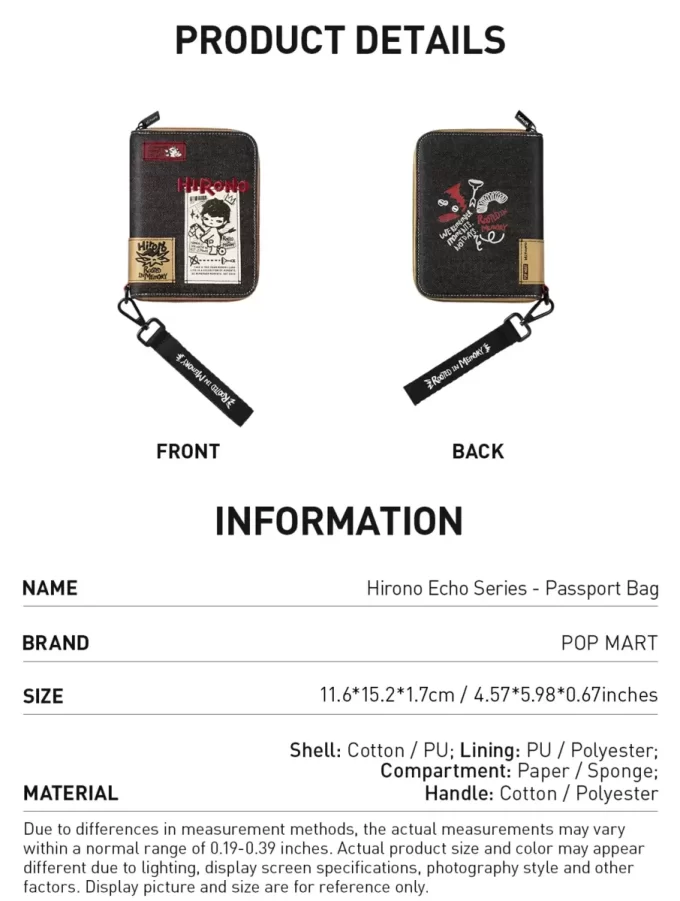 Hirono Echo Series – Passport Bag