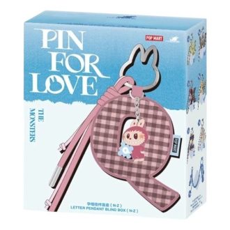 Labubu Pin for Love Letter Pendant Sealed Case (N-Z) (1 Blind Box)