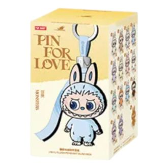 Labubu Pin for Love Plush Pendant Sealed Case (A-M) (1 Blind Box)