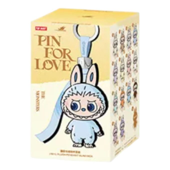 Labubu Pin for Love Plush Pendant Sealed Case (A-M) (1 Blind Box)