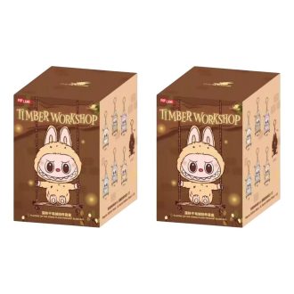 Labubu The Monsters Timber Workshop Playing on the Swing Pendant Pop Land Exclusive Sealed Case (2 Blind Boxes)