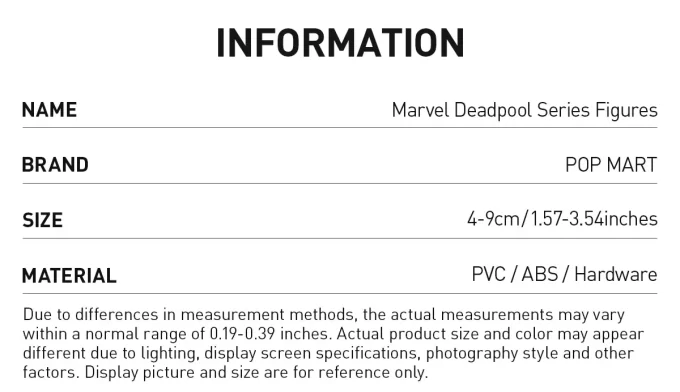 Marvel Deadpool Series Figures Marvel Deadpool Series Figures