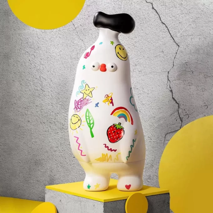 MEGA COLLECTION 1000% FLABJACKS Banana Boo × Smiley