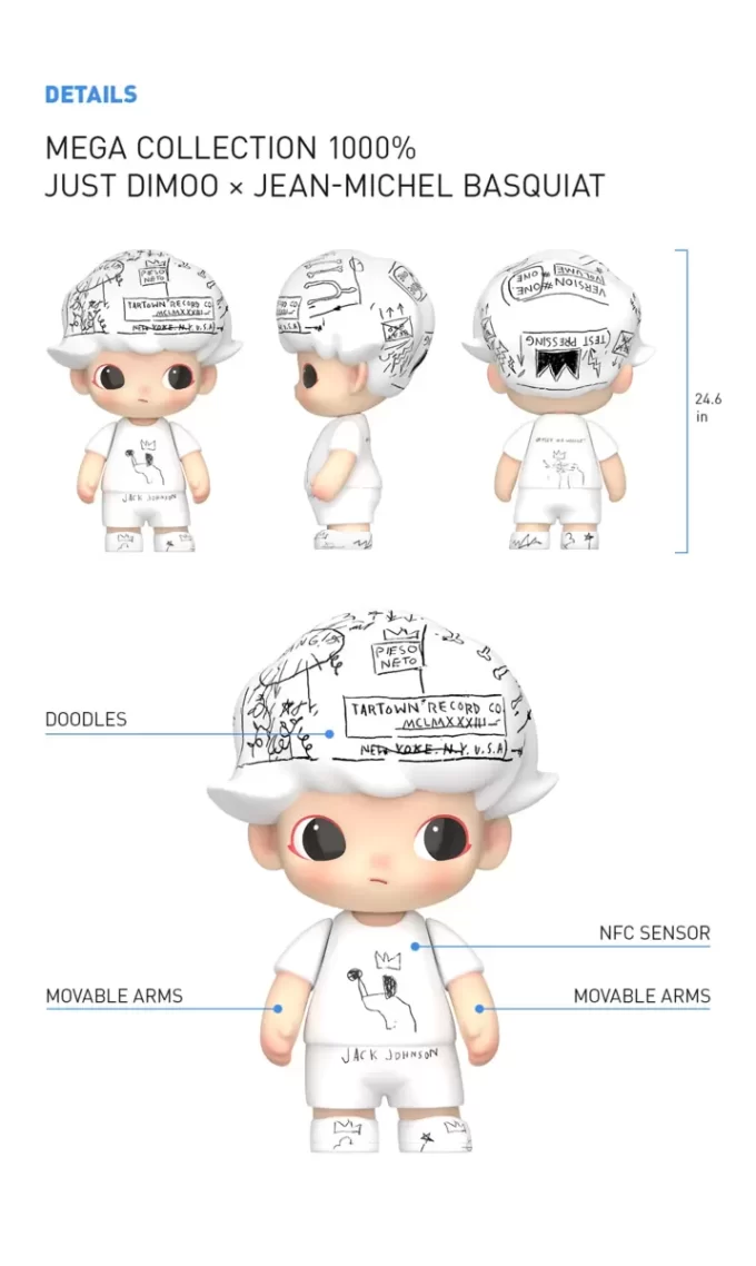 MEGA COLLECTION 1000% JUST DIMOO × Jean-Michel Basquiat MEGA COLLECTION 1000% JUST DIMOO × Jean-Michel Basquiat