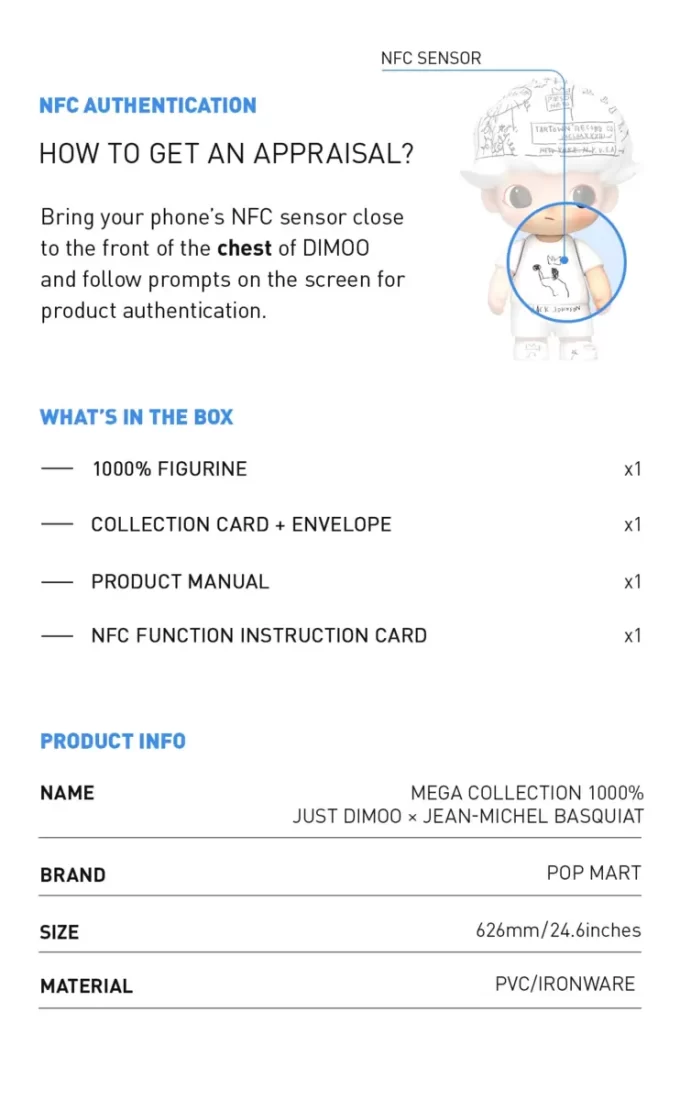 MEGA COLLECTION 1000% JUST DIMOO × Jean-Michel Basquiat MEGA COLLECTION 1000% JUST DIMOO × Jean-Michel Basquiat