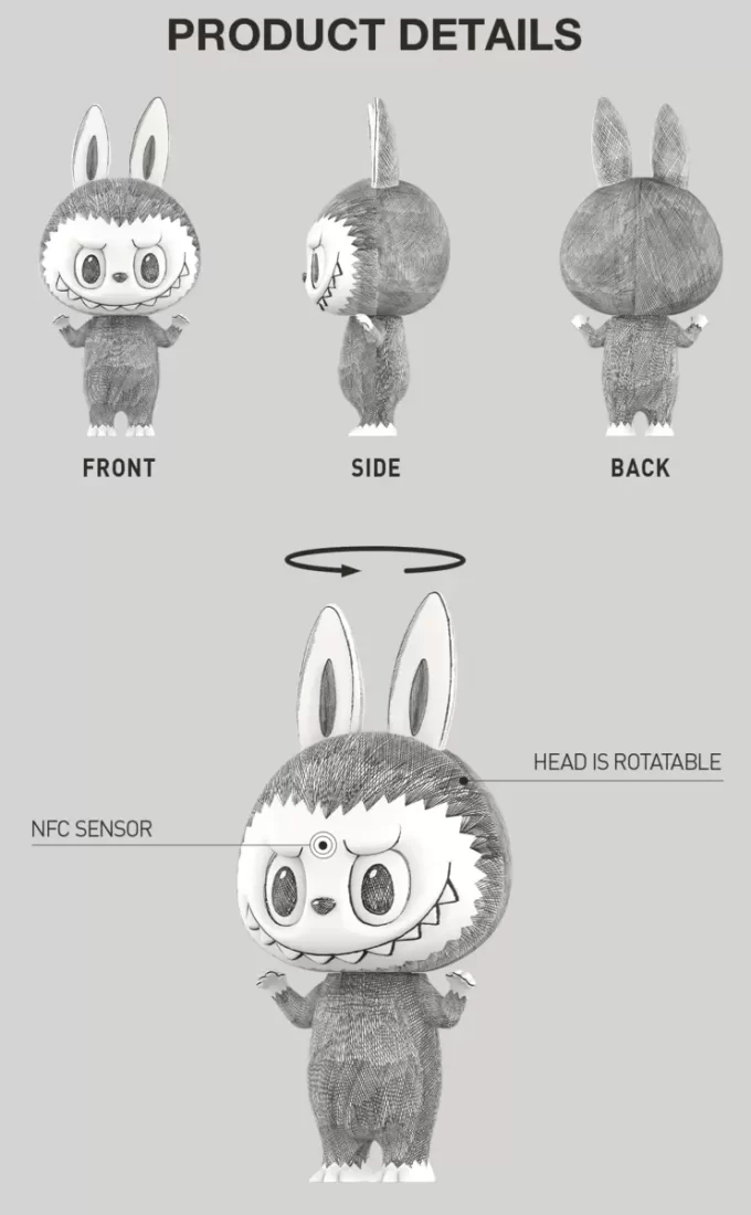 MEGA LABUBU 1000% Sketch