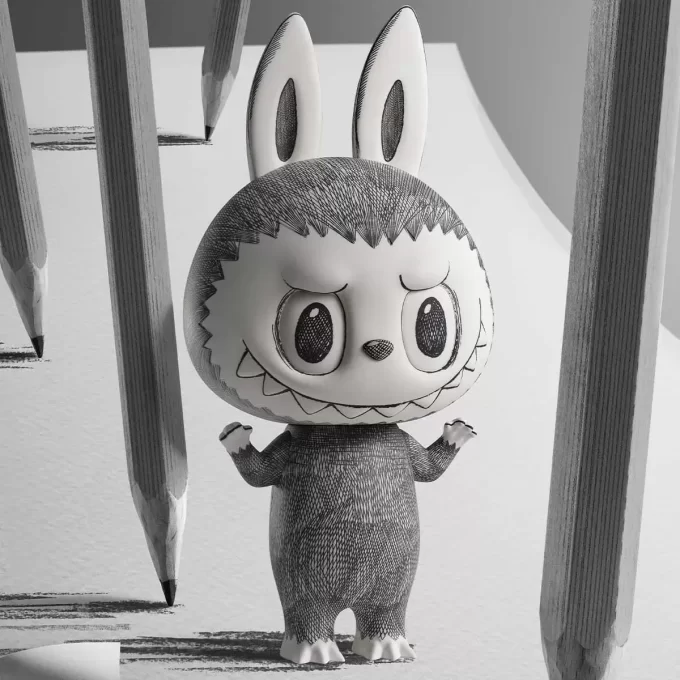 MEGA LABUBU 1000% Sketch