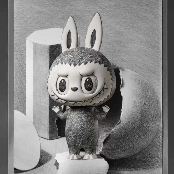 MEGA LABUBU 1000% Sketch