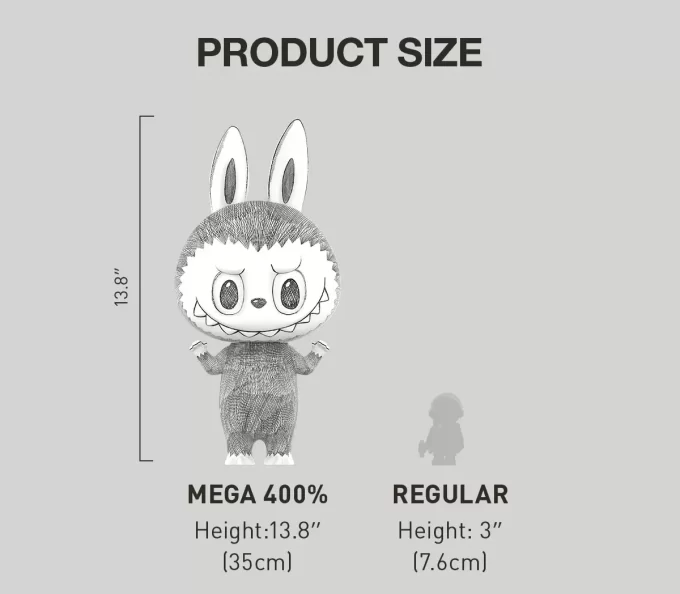 MEGA LABUBU 400% Sketch