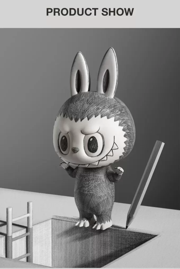 MEGA LABUBU 400% Sketch