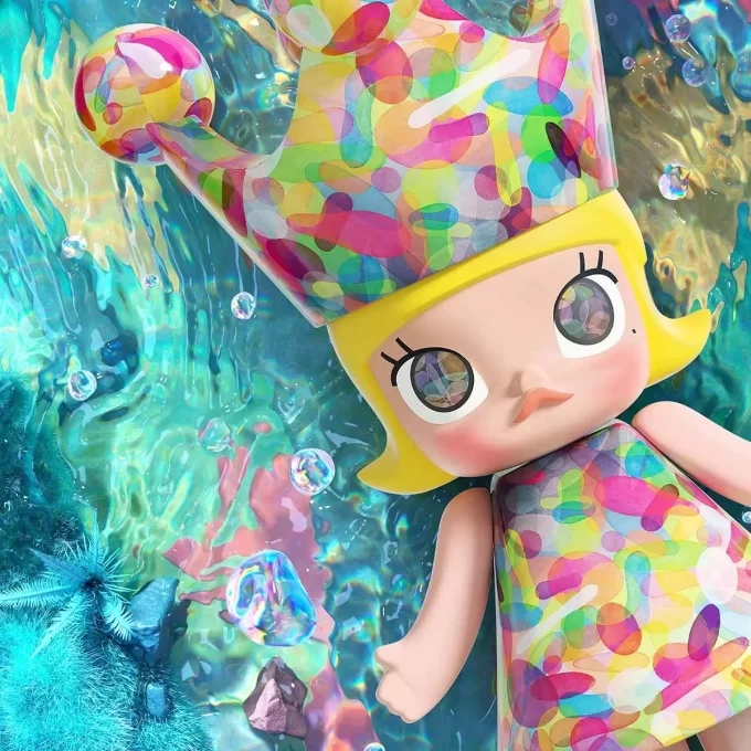 MEGA ROYAL MOLLY 1000% Huang Yuxing-Bubbles