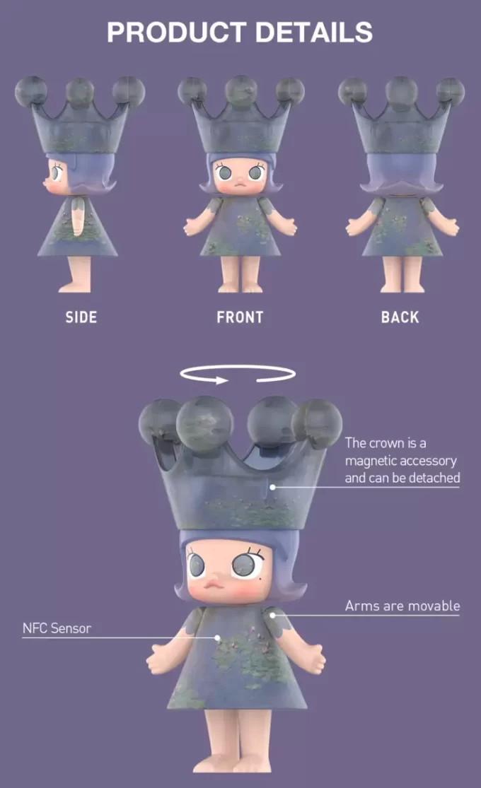 MEGA ROYAL MOLLY 1000% Monet-Les Nymphéas