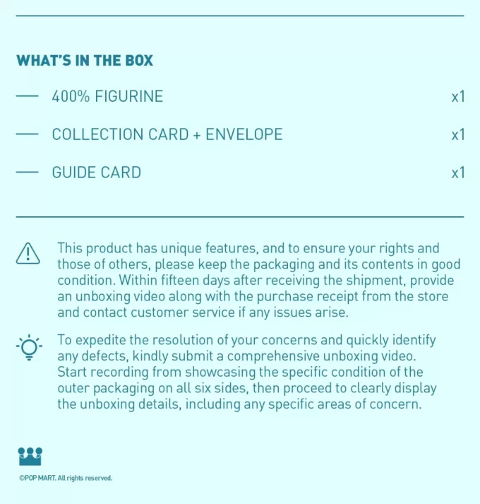 MEGA ROYAL MOLLY 400% Huang Yuxing-Bubbles