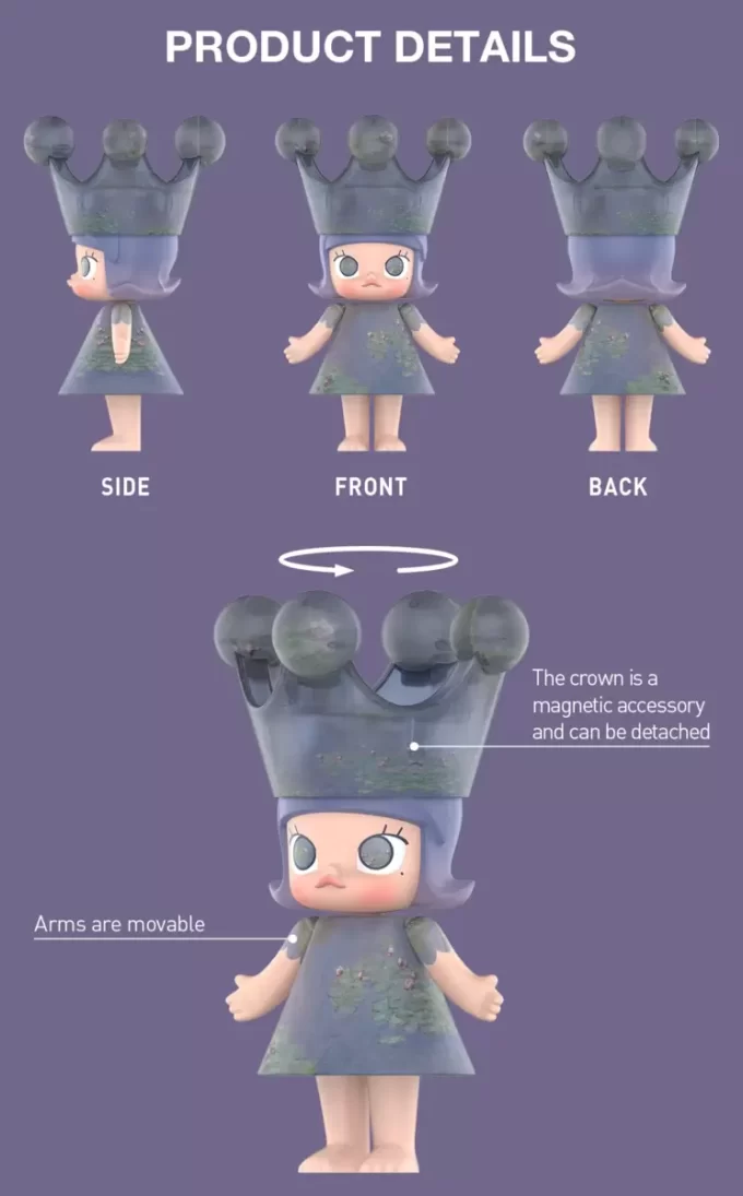 MEGA ROYAL MOLLY 400% Monet-Les Nymphéas