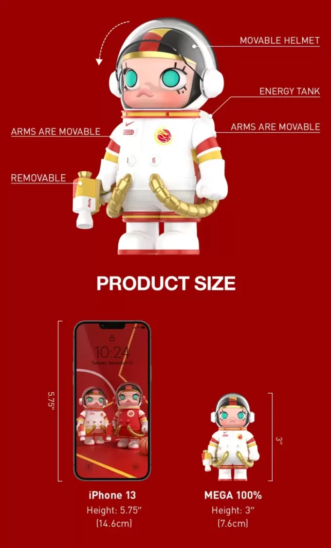 MEGA SPACE MOLLY 100% CHINA WOMEN’S NATIONAL BASKETBALL TEAM