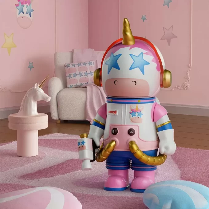 MEGA SPACE MOLLY 100% × Emoji™ Series