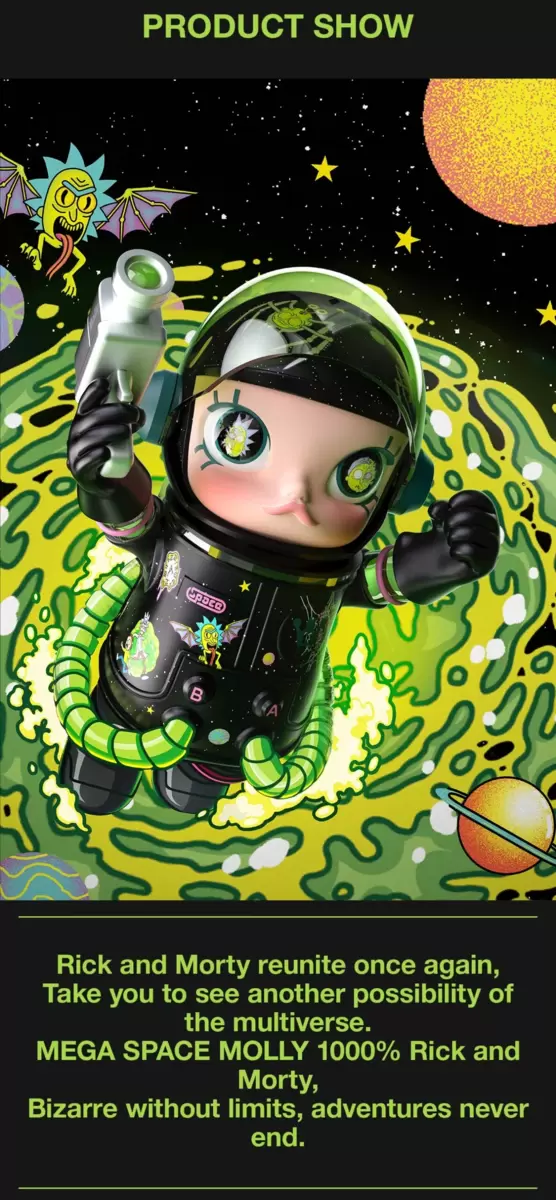 MEGA SPACE MOLLY 1000% Rick And Morty MEGA SPACE MOLLY 1000% Rick And Morty