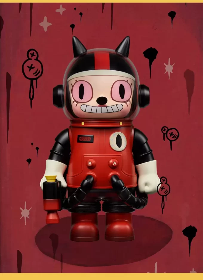 MEGA SPACE MOLLY 400% Gary Baseman