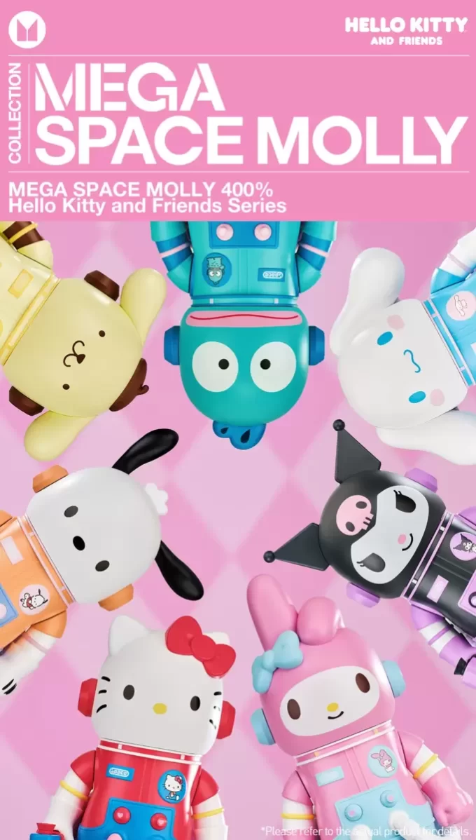 MEGA SPACE MOLLY 400% Hello Kitty And Friends Series MEGA SPACE MOLLY 400% Hello Kitty And Friends Series