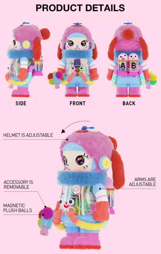 MEGA SPACE MOLLY 400% Jon Burgerman