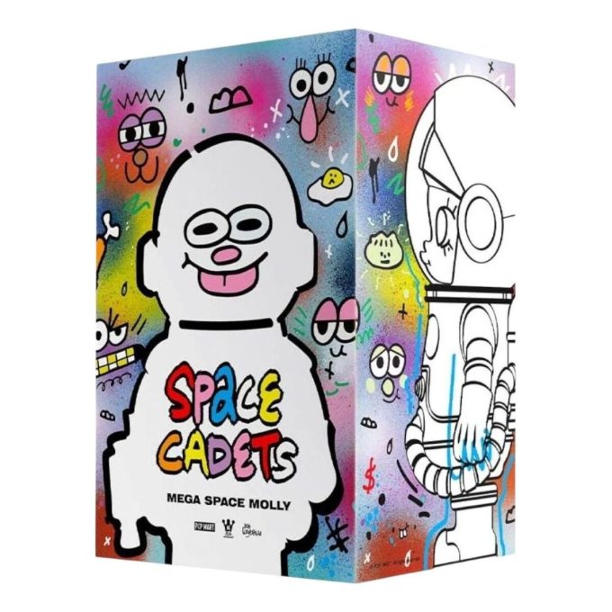 Mega Space Molly 400% Jon Burgerman Space Cadets Sealed Cases (1 Blind Box)