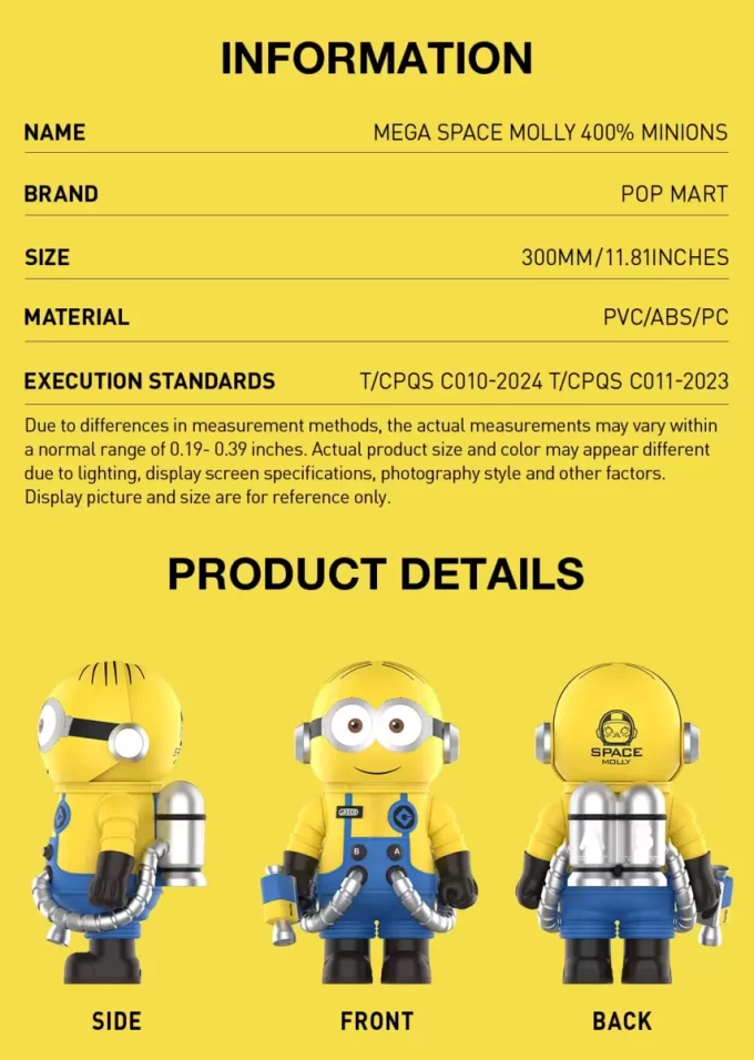 MEGA SPACE MOLLY 400% Minions