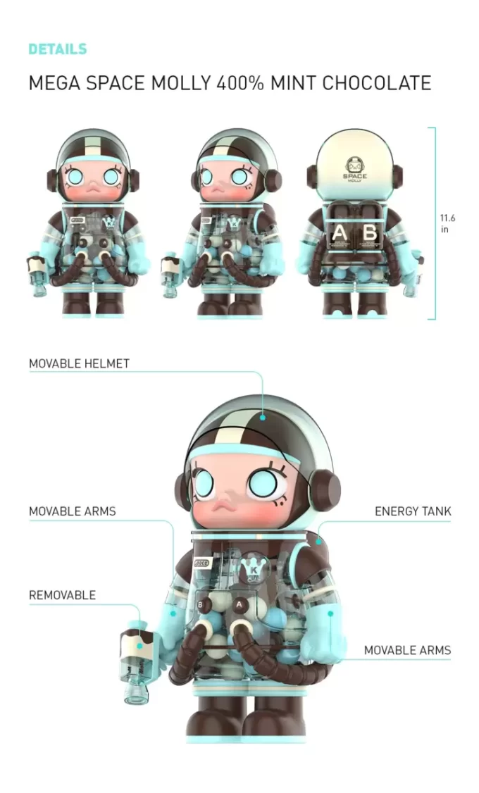 MEGA SPACE MOLLY 400% Mint Chocolate