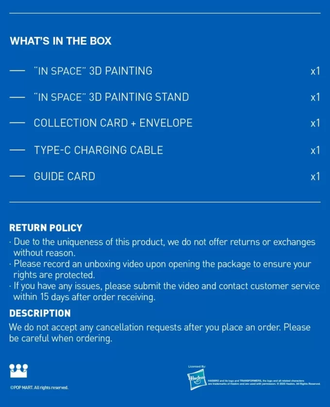 MEGA SPACE MOLLY Optimus Prime《IN SPACE》3D Painting