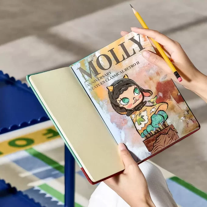 MOLLY Anniversary Statues Classical Retro 2 Series-Notebook